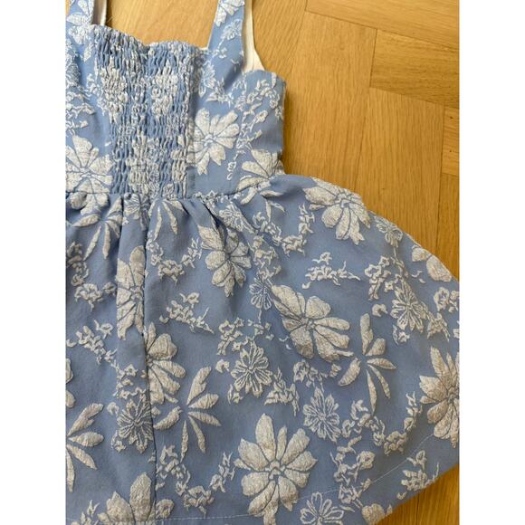 Flowers By Zoe 4T Flower Embossed Corset Dress - Picture 7 of 10